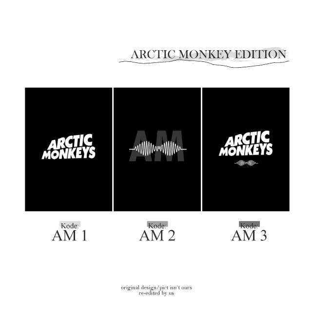 

Custom Notebook Murah / Buku Catatan Murah edisi ARCTIC MONKEYS!