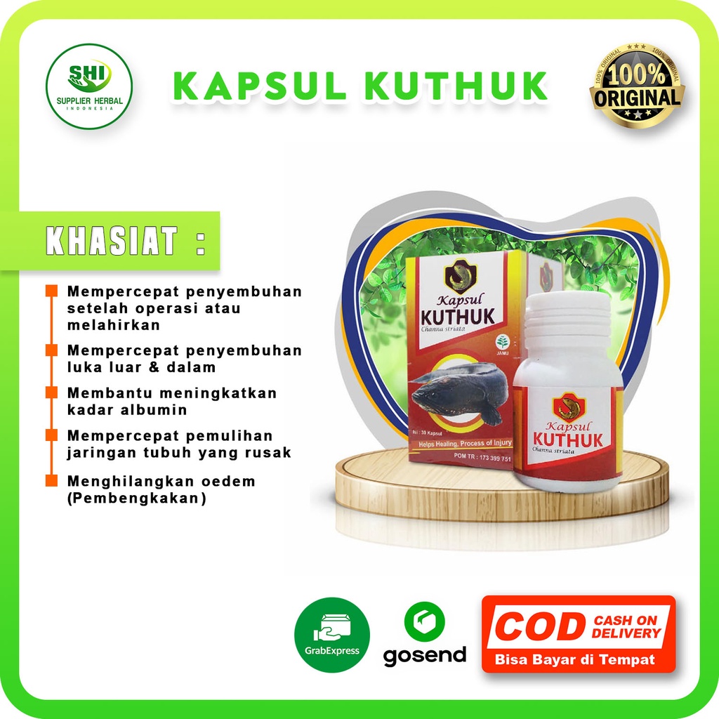 Kapsul Kuthuk Isi 60 Kapsul Original BPOM | Kapsul Kutuk Premium Quality Kuthuk | Herbal Kapsul Kuth