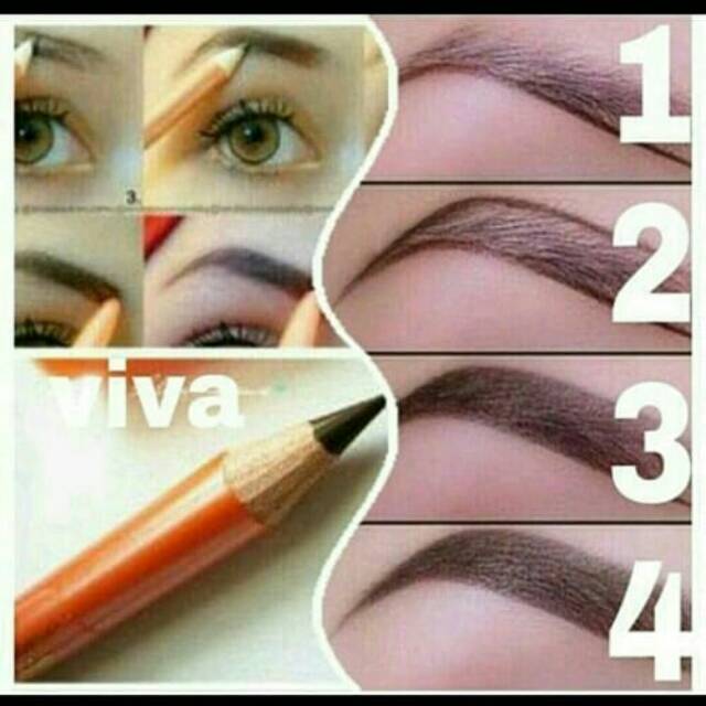 ❤️ MEMEY ❤️ VIVA Cosmetics Eyebrow Pencil / Pensil Alis Viva BPOM 100% Original