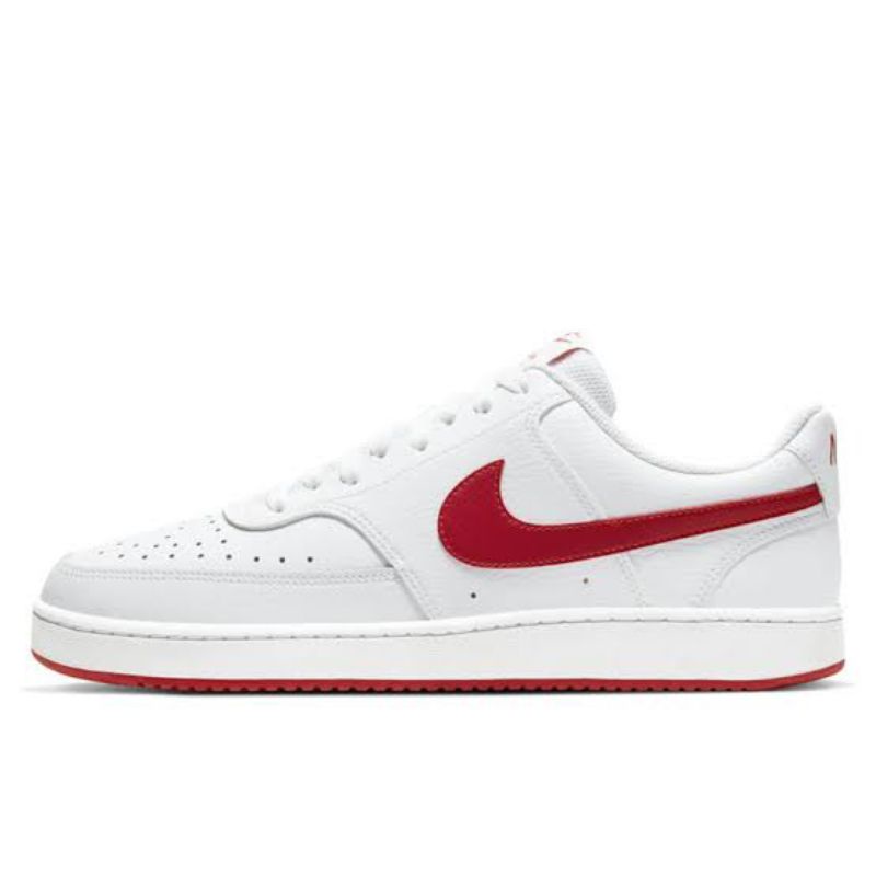 Sepatu Nike Court Vision Low White/Red ORIGINAL