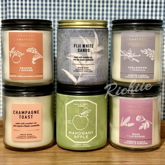 Bath and Body Works Aromatherapy 1-Wick Scented Candle BBW