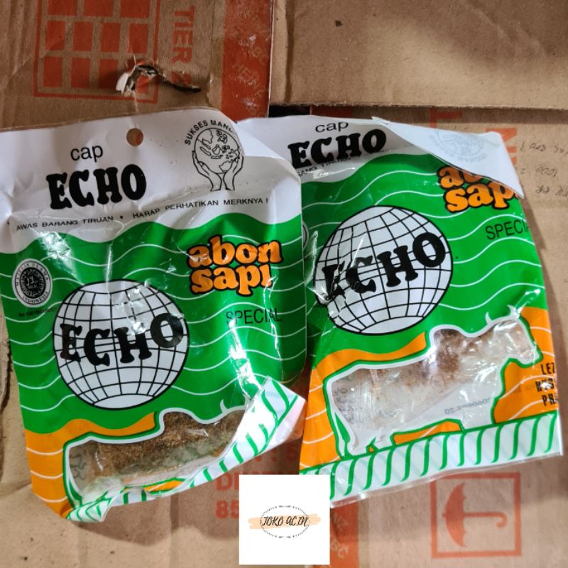 

[SAME DAY] [COD] abon sapi cap echo, abon sapi murah 70 gr