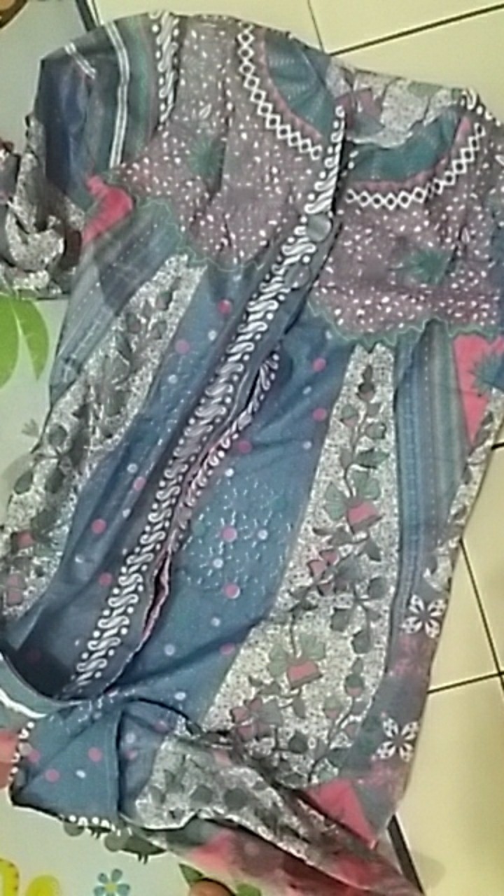 Batik Tunik Solo Terbaru Pekalongan Original Zipper M L Xl Xxl Xxxl Td 035
