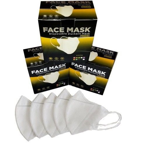 MASKER DUCKBILL ALKINDO EMBOS ADA GARIS TENGAH  DISPOSIBLE FACEMASK UTAMA SURGICAL FACEMASK