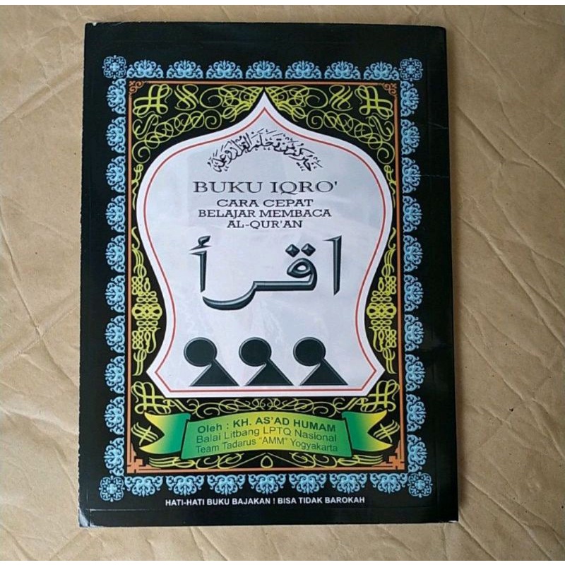 GROSIR IQRO' BESAR 15X20cm IQRO BUKU ANAK BELAJAR MEMBACA ALQUR'AN