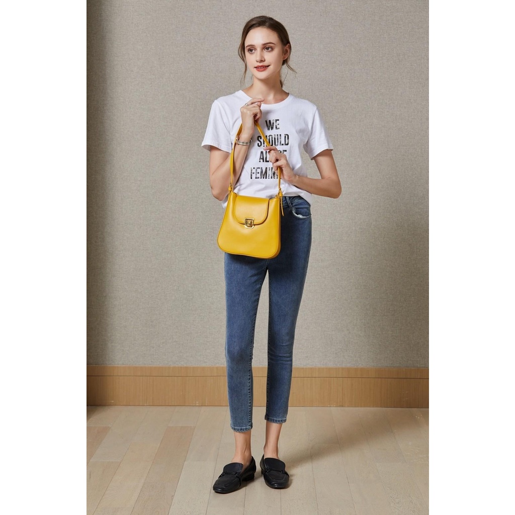 TAS MEWAH KOREA TERBARU JIMSHONEY ORI SLEMPANG AMBER BAG