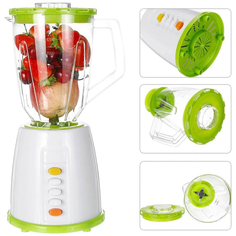 Blender Listrik 2 In 1 kapasitas tinggi Plastik Tahan Lama Jubake Blender Blender Buah Daging Sayur Dan Makanan Serbaguna