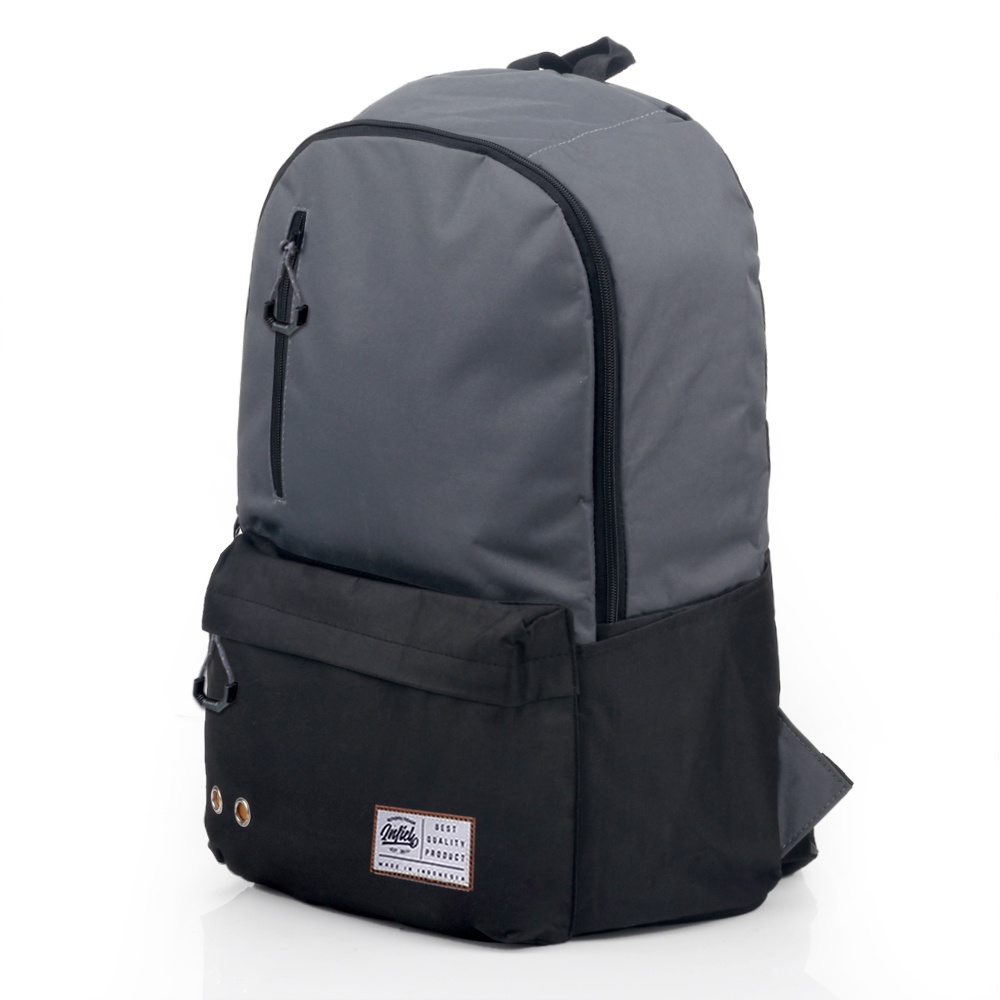 Tas Sekolah Pria SMP SMA Hitam Polos Garsel Original GWH 5630-4