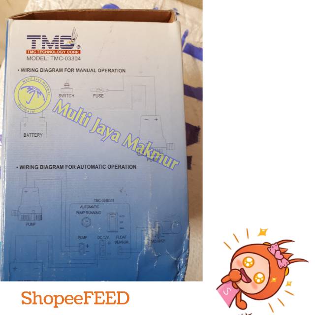 Pompa celup / bilge pump tmc 3000