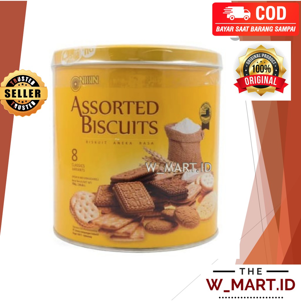 

KHONG GUAN NISSIN ASSORTED BISCUIT KALENG YELLOW NISSIN KALENG KUNING 650 700 Gr