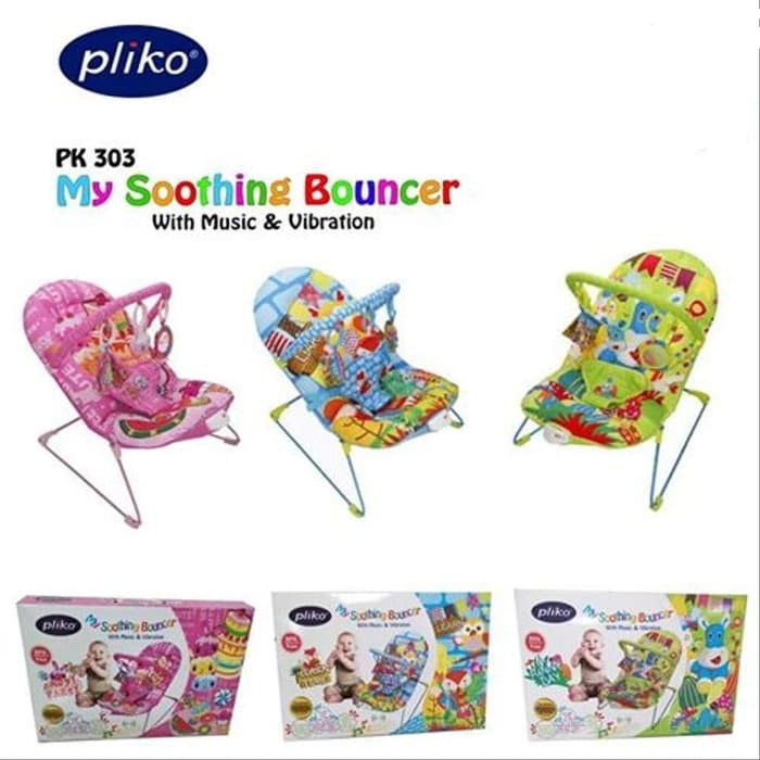 Bouncer Pliko My Soothing Pk 303 Kursi Goyang Bayi Usia 0 3tahun Shopee Indonesia