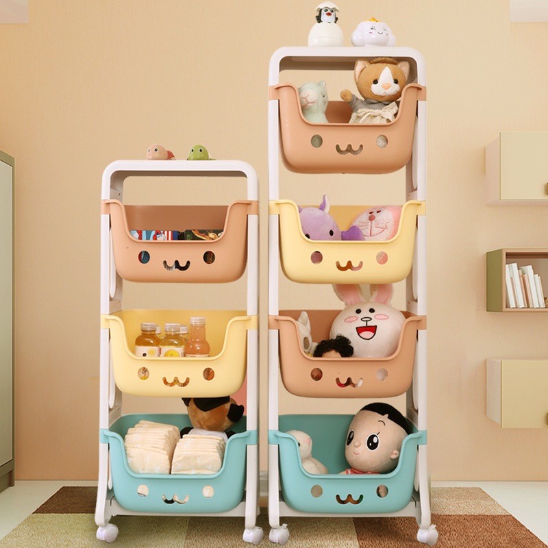 AZ RAK MAINAN SUSUN SERBAGUNA TEMPAT MAINAN ANAK 2 SUSUN 3 SUSUN PORTABLE TOYS RACK