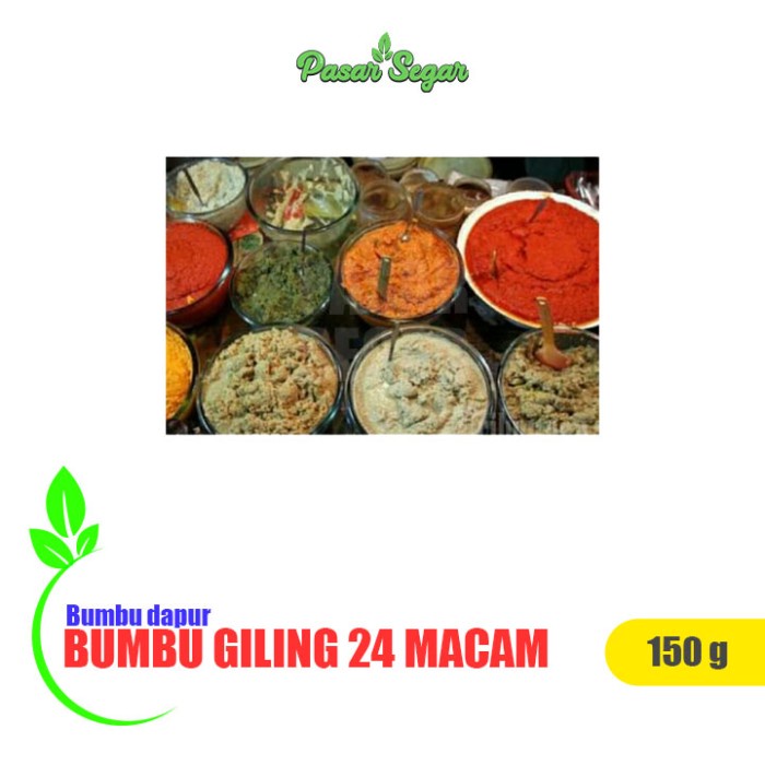 

PEMOTONG DAGING bumbu giling/ bumbu dapur 24 macam 150gr BG0655