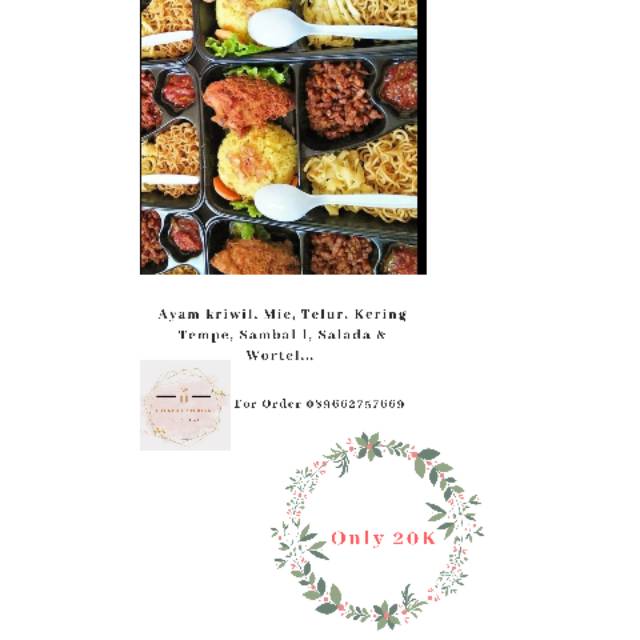 Nasi Kuning Bento| Ulang Tahun | Murah | (Go Sent)