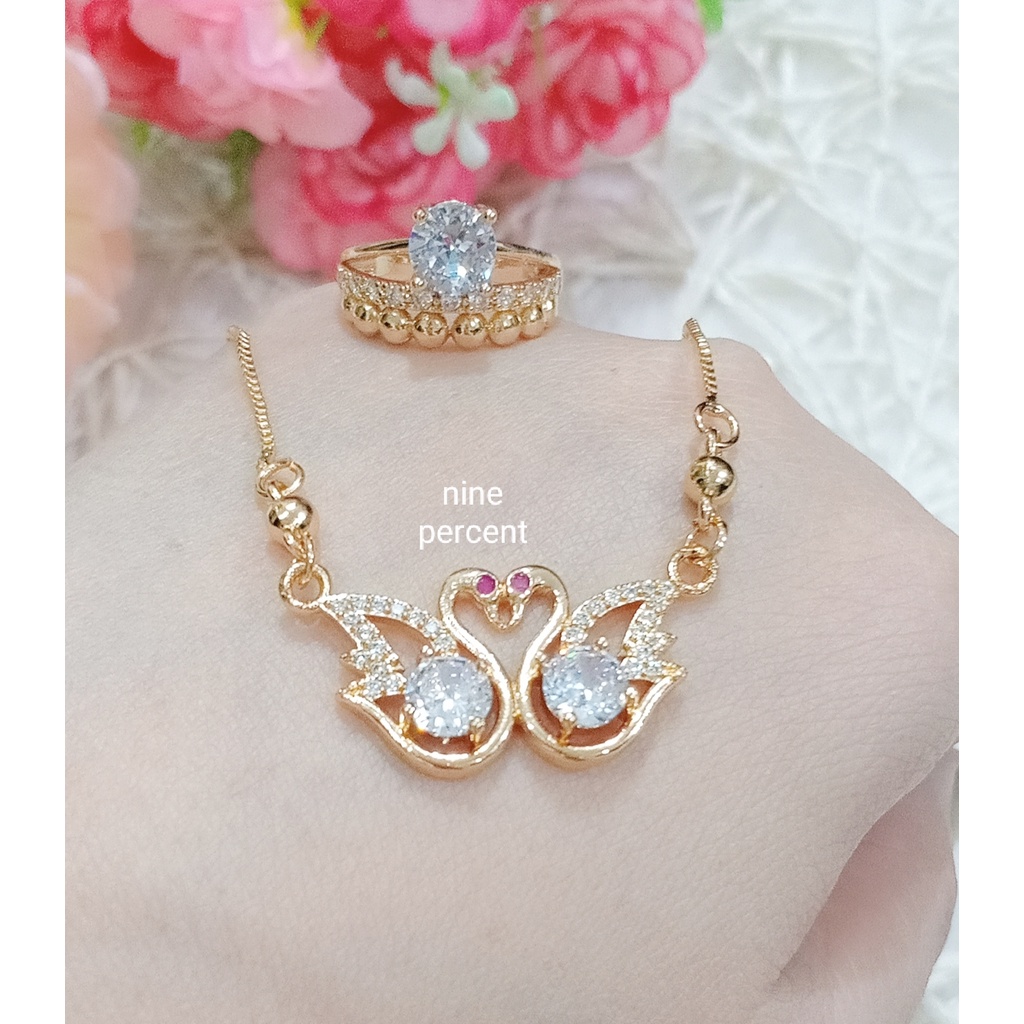 TERBARU SET PERHIASAN WANITA KOREA/KALUNG/CINCIN