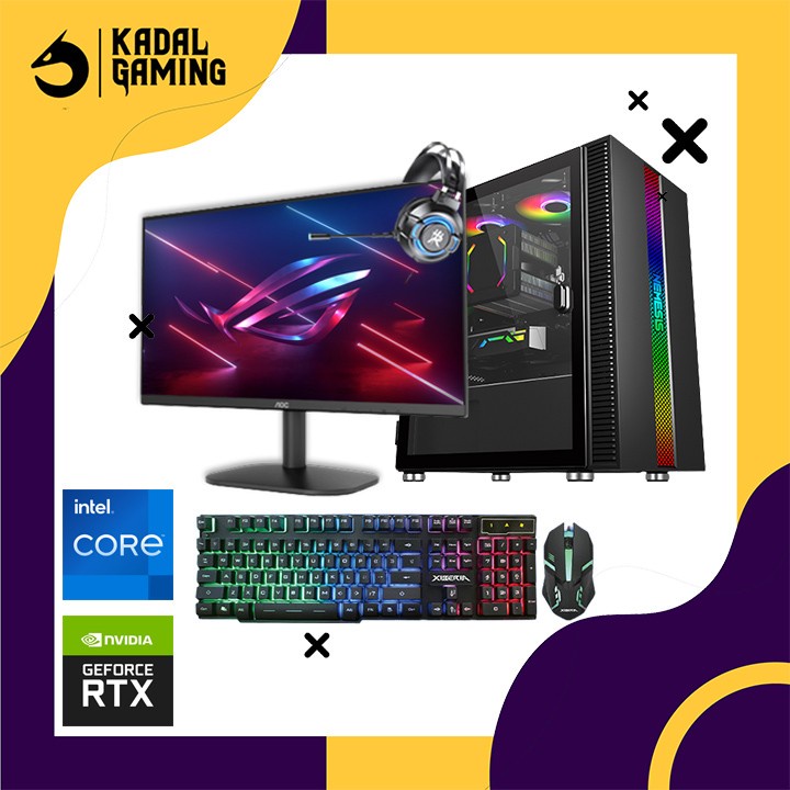 PC GAMING INTEL CORE I7 VGA NVIDIA RTX 2060 6GB FULLSET TERMURAH