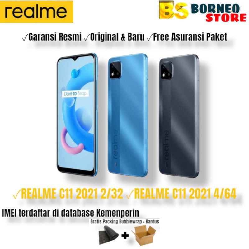 REALME C11 2/32GB - REALME C11 4/64GB - GARANSI RESMI