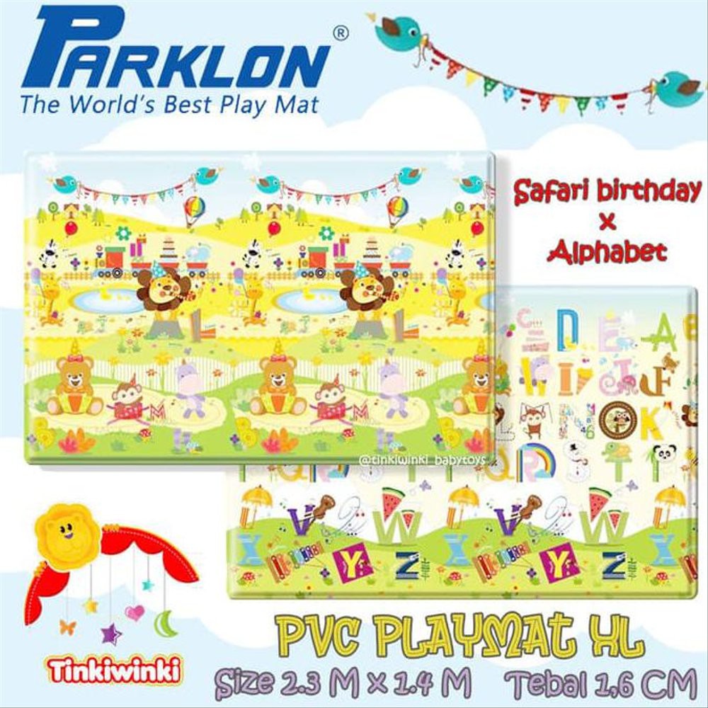 Parklon PVC Safari Birthday x Alphabet tebal 1.6cm