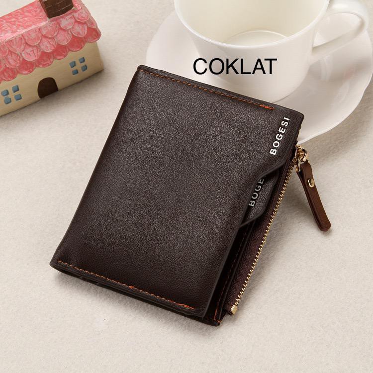 Dompet Pria Bogesi 381 - BISA COD / BAYAR DI TEMPAT-WARNA COKLAT