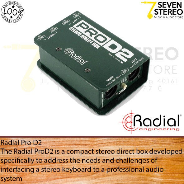 Radial Pro D2 Stereo Direct Box