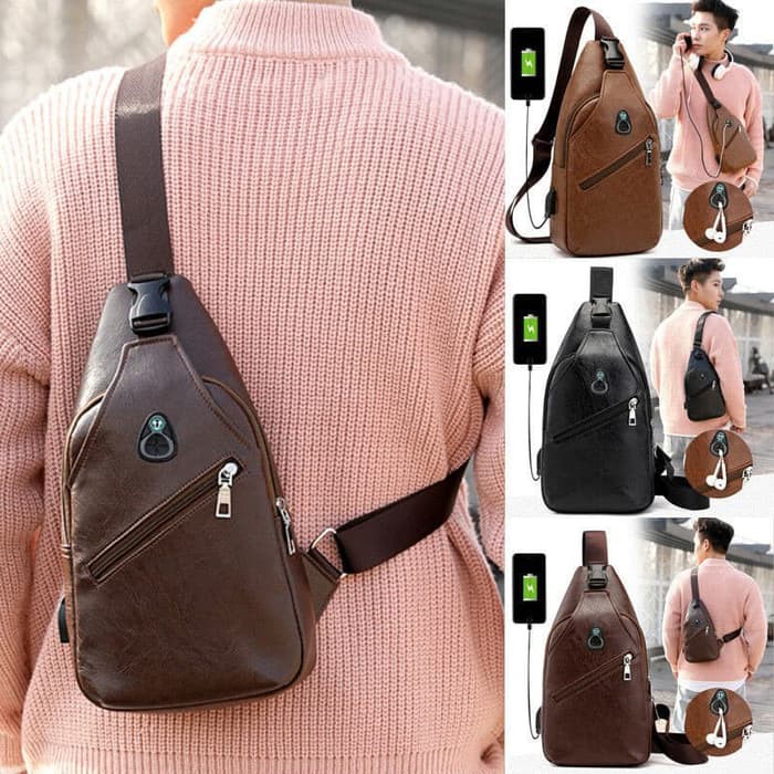 Tas Selempang Pria | OPAA/Ajushi KOREA STYLE | Gaya Laki Casual | MANTUL Kwalitas Premium IMPORT
