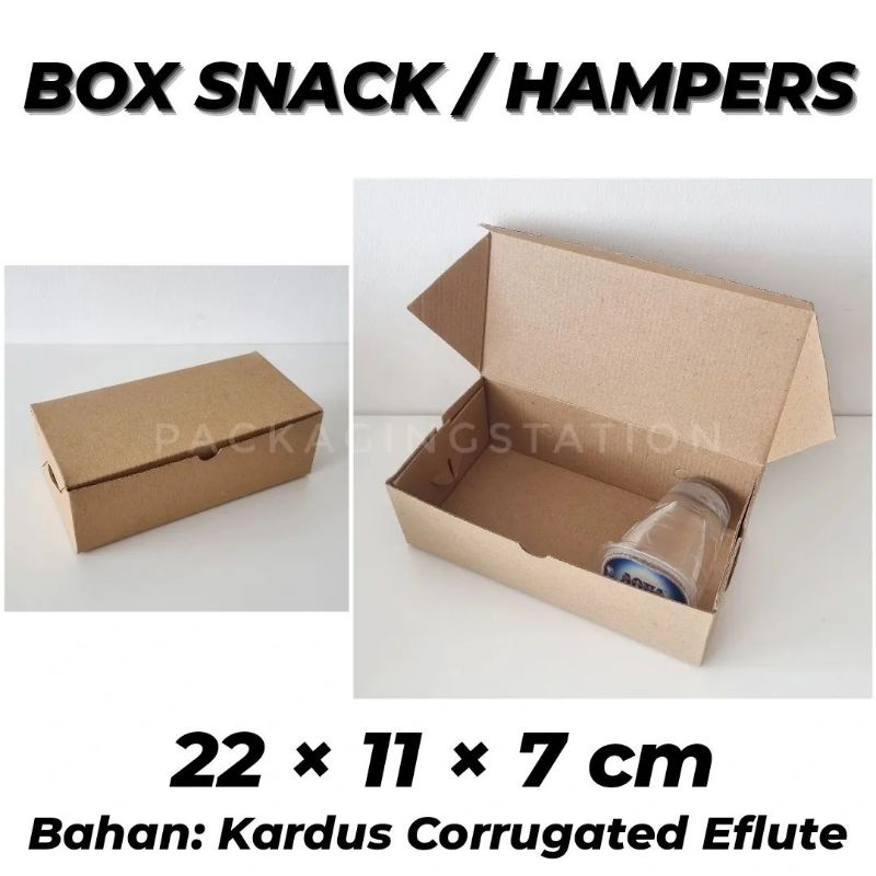 

DUS BOX KOTAK SNACK 22x11x7 / BOX BROWNIES / BOX HAMPERS / BOX MAKANAN RINGAN