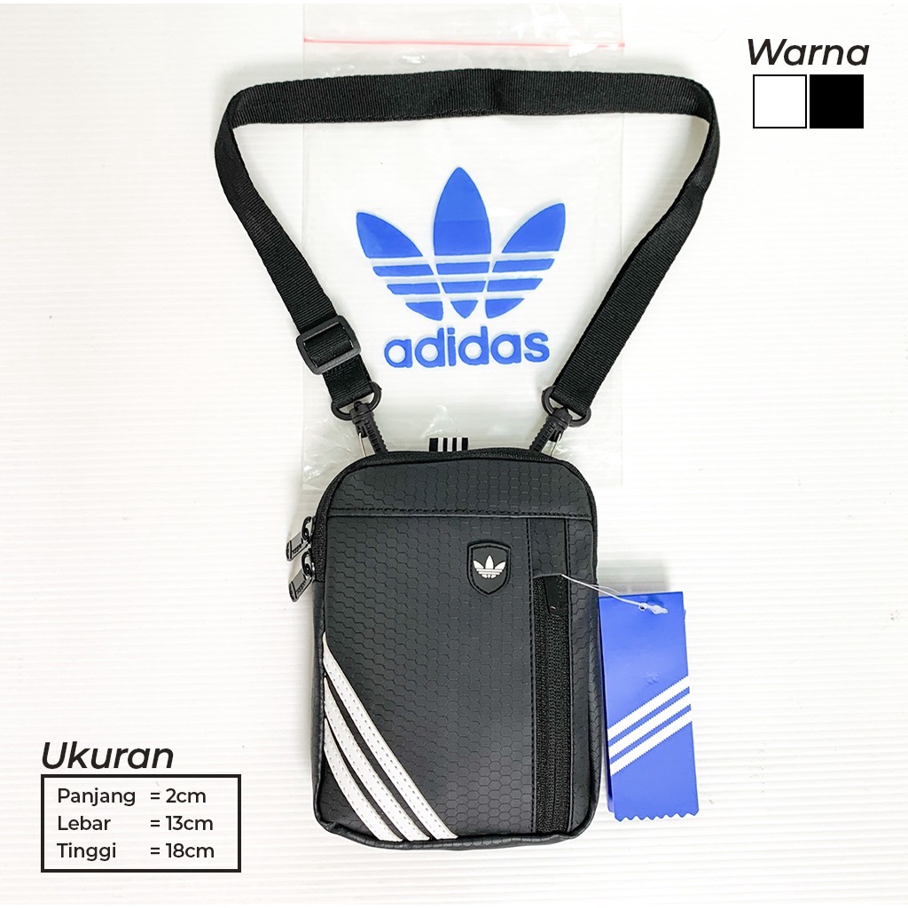 Tas Slingbag Adidas Mini / Tas Selempang Pria Import Mirror ORI Unisex