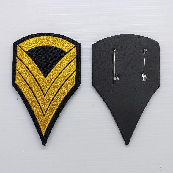 Cevron 3,1 . 3,2 Matra Darat / Cevron Pelayaran / Atribut Taruna / Cevron Bordir / Atribut Pdh / Beg