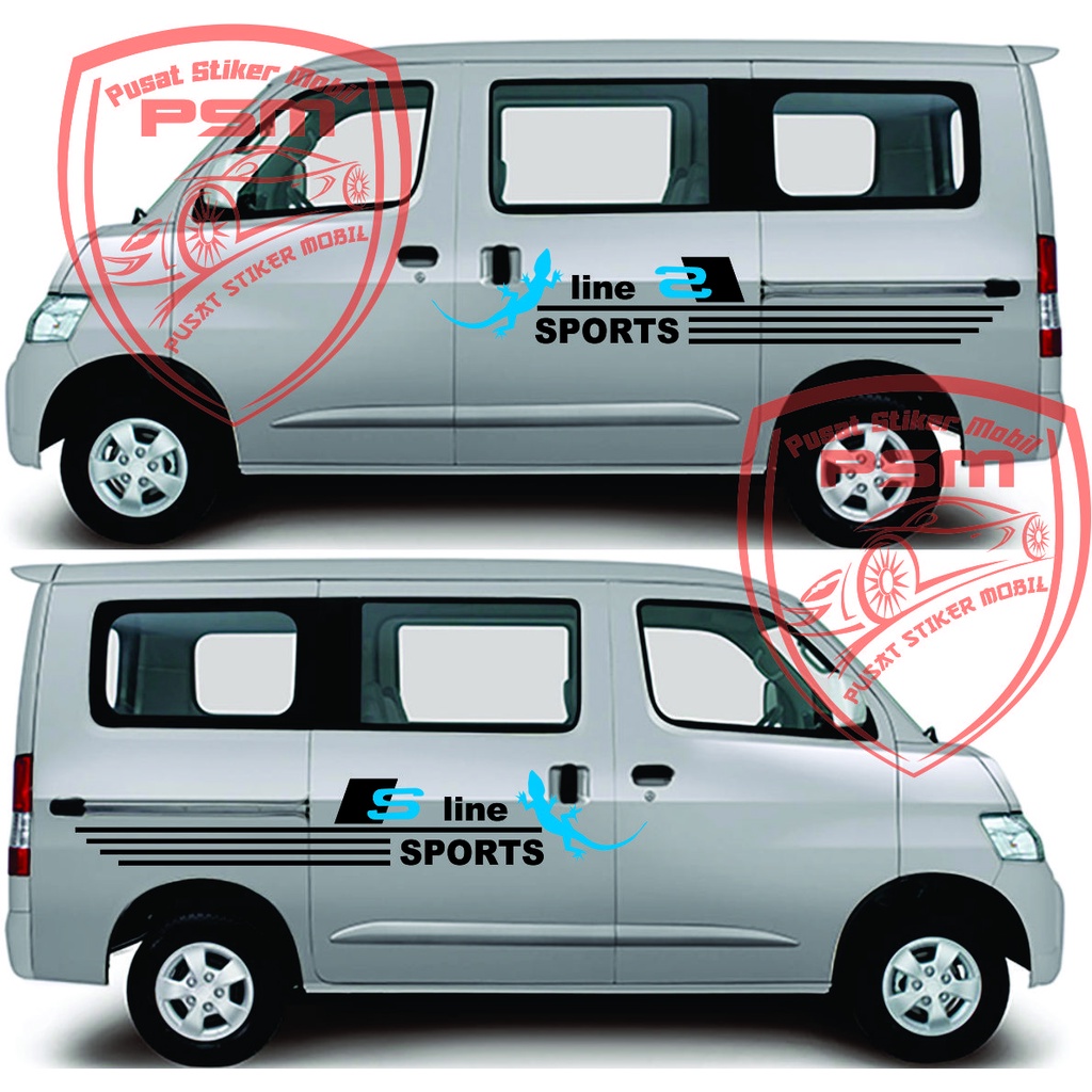 NEW Stiker mobil cutting stiker mobil list terbaru promo termurah sticker stiker mobil apv luxury
