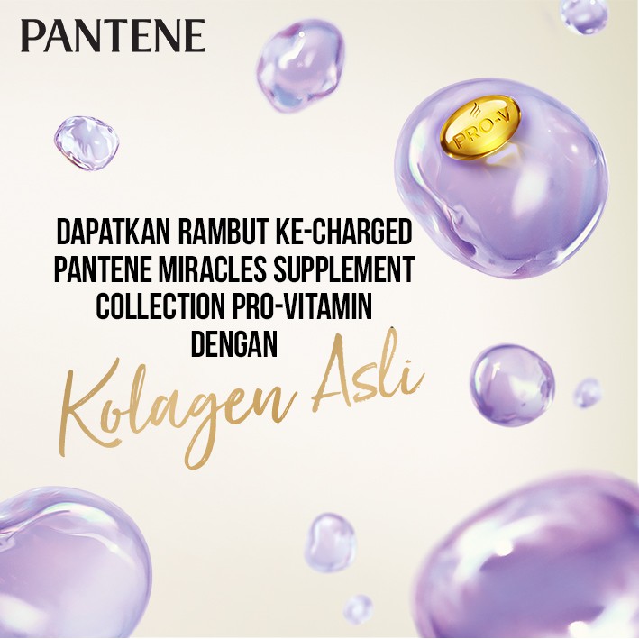 Pantene Conditioner Miracles Collagen Repair Daily Hair Supplement for Damage Care 300ml