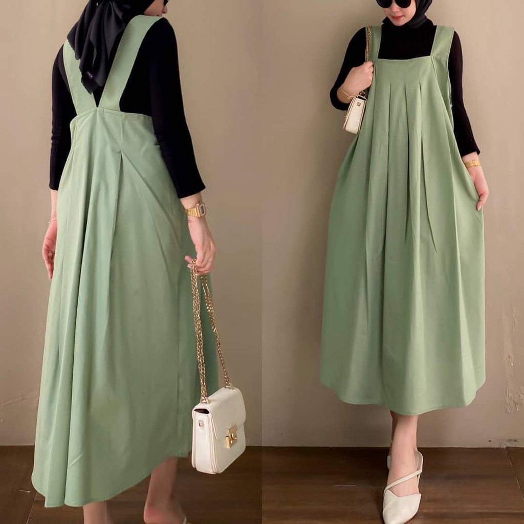 Alula Set Overall 04 / Dress Overall / Dress Remaja & Dewasa / Overall Kekinian / Overall Terbaru / 