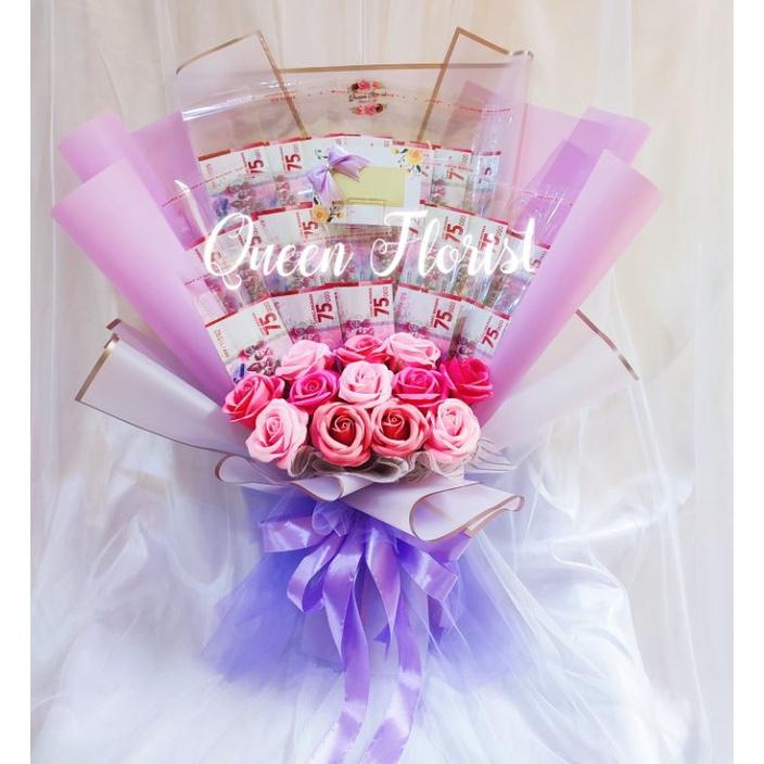 Rangka Buket Uang 30 Slot / Lembar, Money Bucket, Bucket Bunga, Money Bouquet, Seserahan, Wisuda, Gi