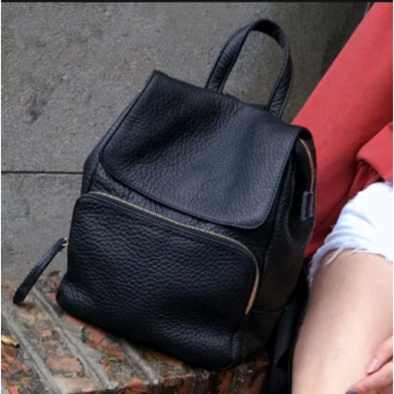 TAS PUNGGUNG WANITA KULIT TAS GENDONG WANITA KULIT TAS WANITA KULIT BACKPACK LEATHER TAS KULIT