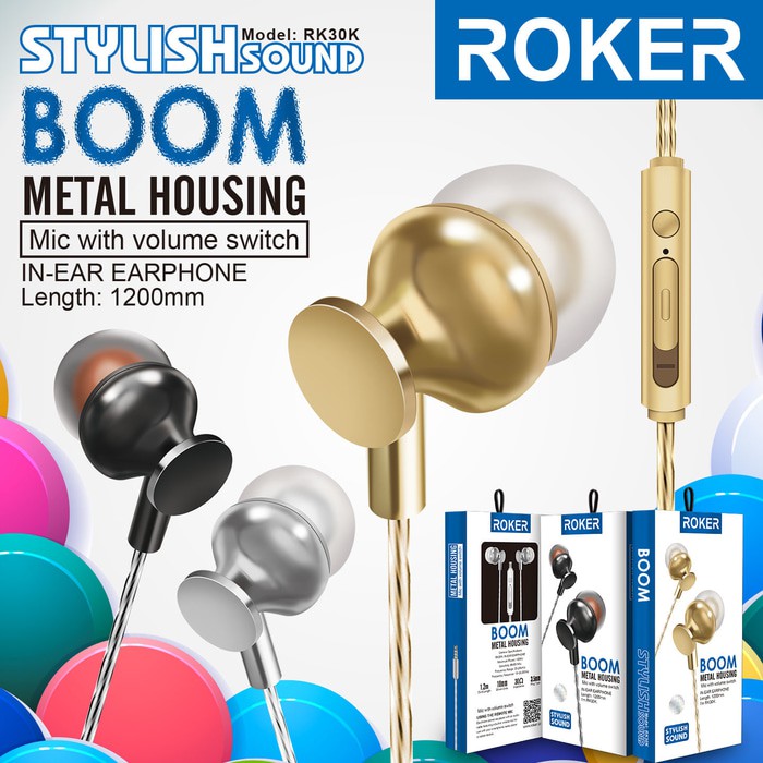 HANDSFREE - HEADSET - HF ROKER BOOM RK-30K