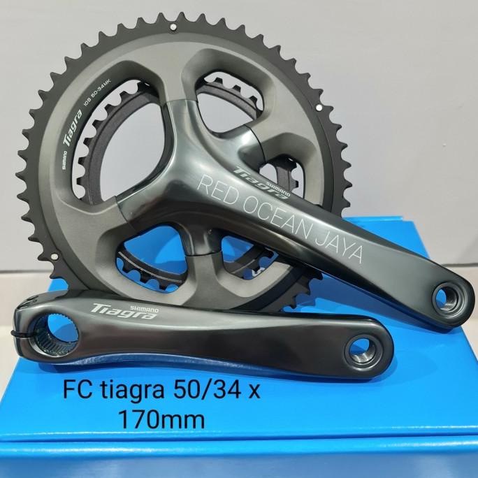 crank set shimano tiagra 4700 50 34T x 170mm crankset 50/34 T tanpa BB