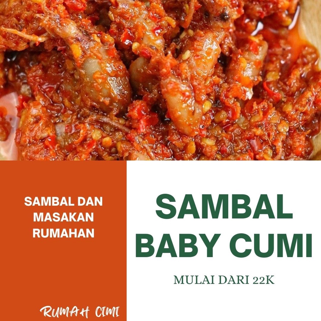 

Sambal Baby Cumi 200gr