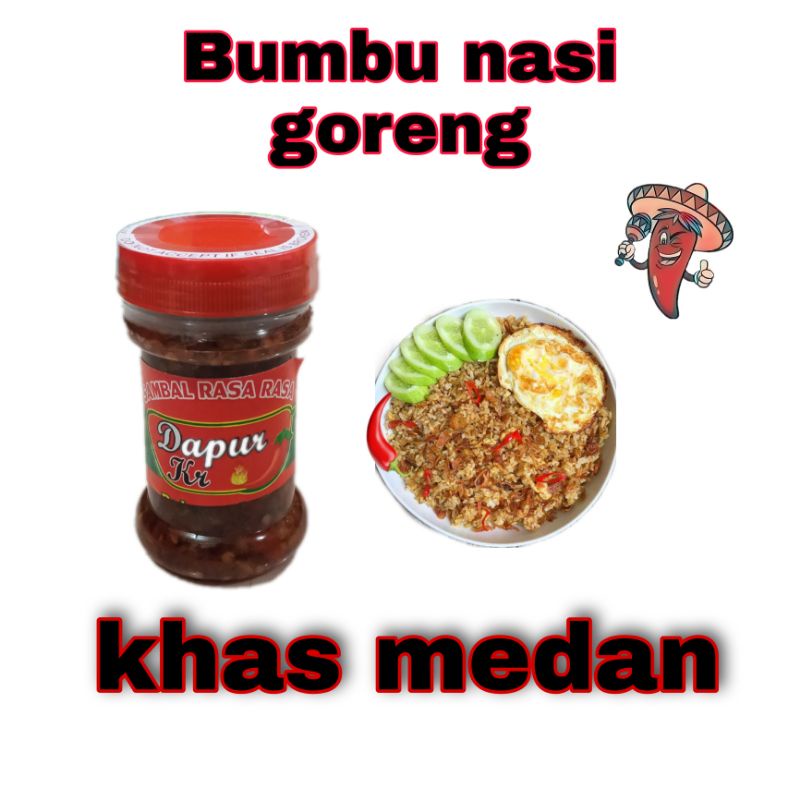 

Sambal Nasi goreng serba guna siap saji khas medan 150gr