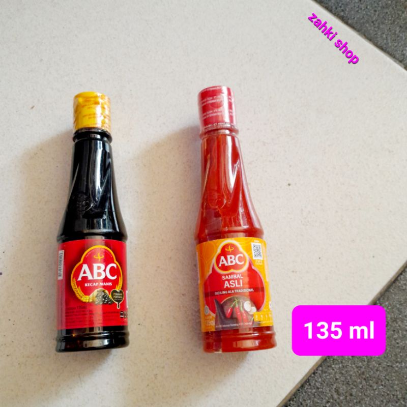 abc saus sambal asli ABC 135 ml dan kecap abc 135 ml