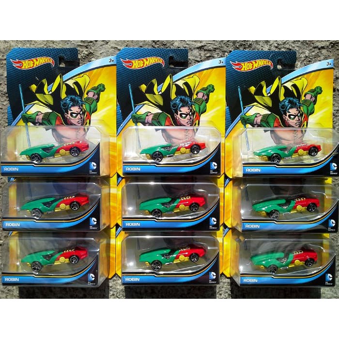 HOTWHEELS RACE DC COMICS ROBIN - SM