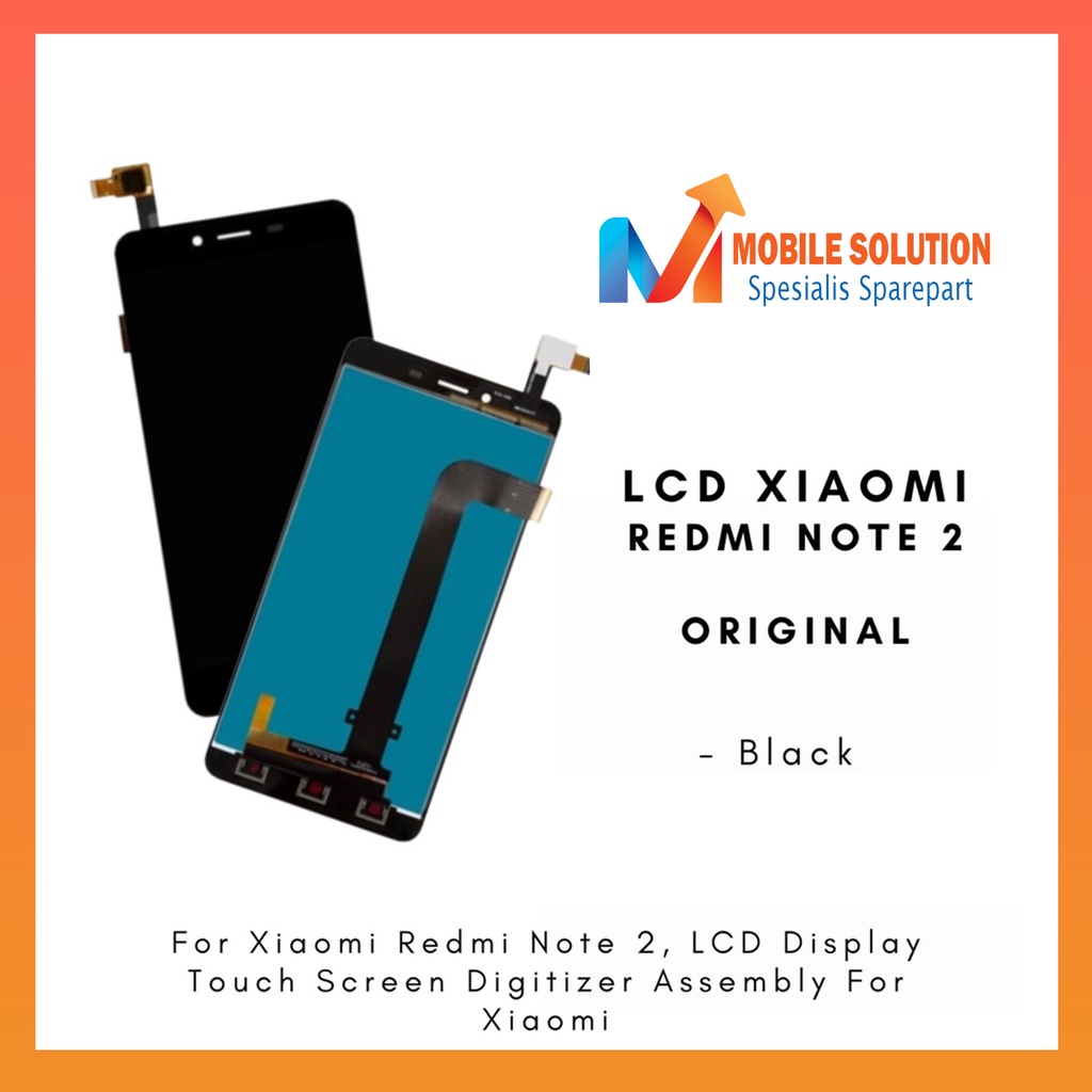 Grosir LCD Xiaomi Redmi Note 2 ORIGINAL 100% Fullset Touchscreen Garansi 1 Bulan + Packing / Bubbel