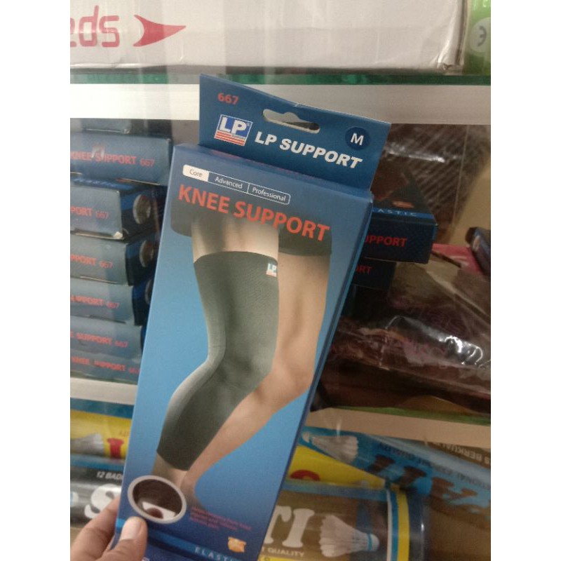 Knee LP Support Panjang Original Deker Lutut Engkel 667 Long