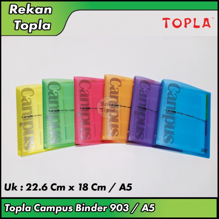 

Wow Binder A5 Campus Merek Topla Limited