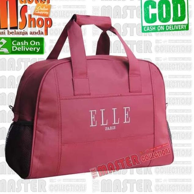 ✬ tas wanita travel elle tas pakaian Tali jinjing slempang grosir murah ukuran sedang ♦