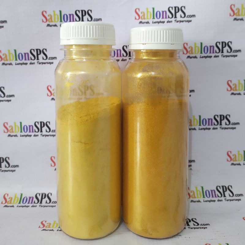 GOLD POWDER SHIMMER BUBUK EMAS 100GR EMAS MUDA