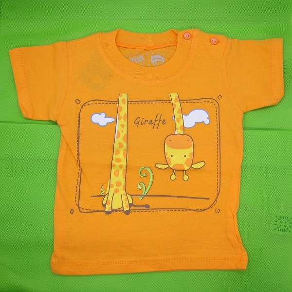 TERMURAH RYAN CLUB COLLECTION Basic T-Shirt Cotton Gambar Jerapah Baby|Baju Kaos Anak Bayi Balita