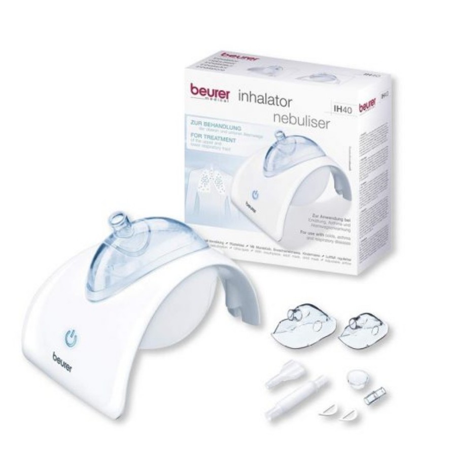 Beurer Nebulizer Ultrasonik IH 40 / IH-40 / IH40 - Alat Terapi Pernapasan / Alat Uap