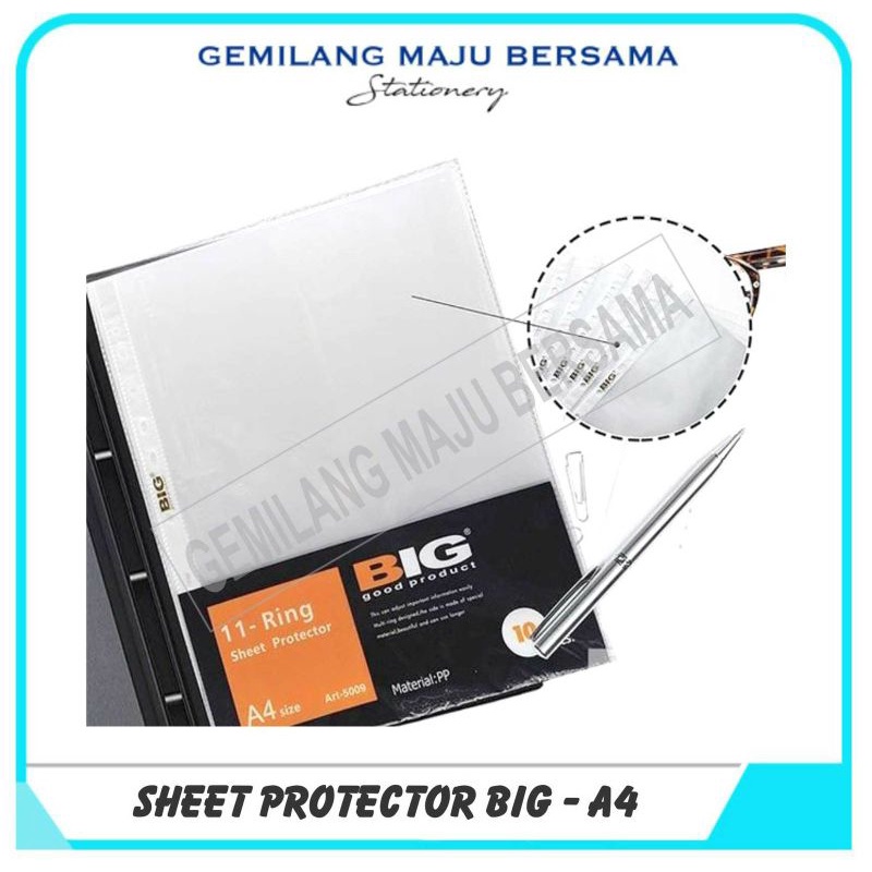 

Sheet Protector BIG A4 (Isi 10lbr / Pack)