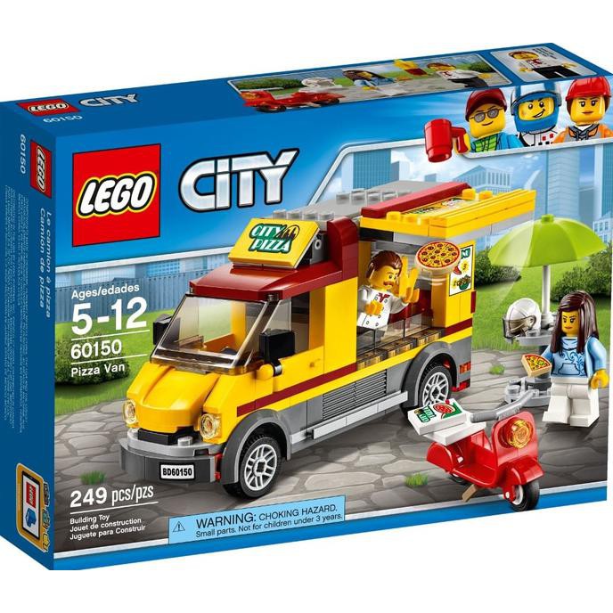 DISKON Lego City 60150 Pizza Van Terlaris