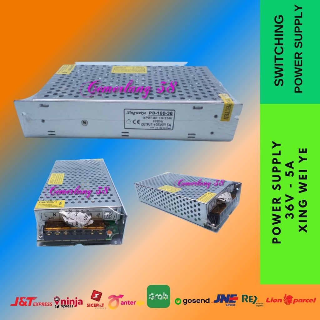 Adaptor Jaring AC DC 36V 5A Switching Power Supply AC - DC 36 V 5 A