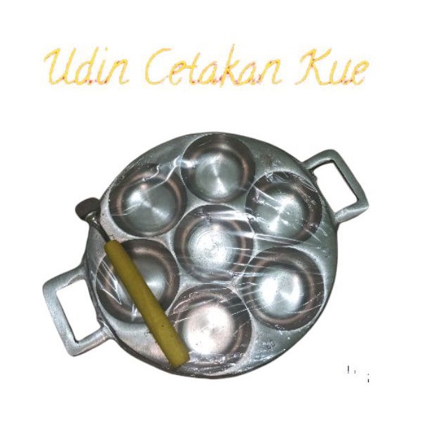 CETAKAN KUE LUMPUR KAMIR MARTABAK MINI CILOR 7 LUBANG EDDY